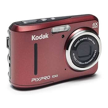 Kodak ＰＩＸＰＲＯ FZ43 Amazon.com : Kodak PIXPRO Friendly Zoom FZ43-RD 16MP Digital